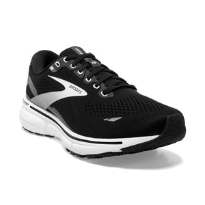 Brooks Women's 120380 012 Ghost 15 Black Blackened Pearl White Cushion Neutral Running Shoes