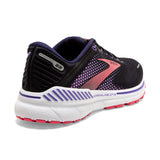Brooks Women's 120353 080 Adrenaline GTS 22 Black Purple Coral Cushion Support Running Shoes ThatShoeStore