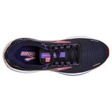 Brooks Women's 120353 080 Adrenaline GTS 22 Black Purple Coral Cushion Support Running Shoes ThatShoeStore