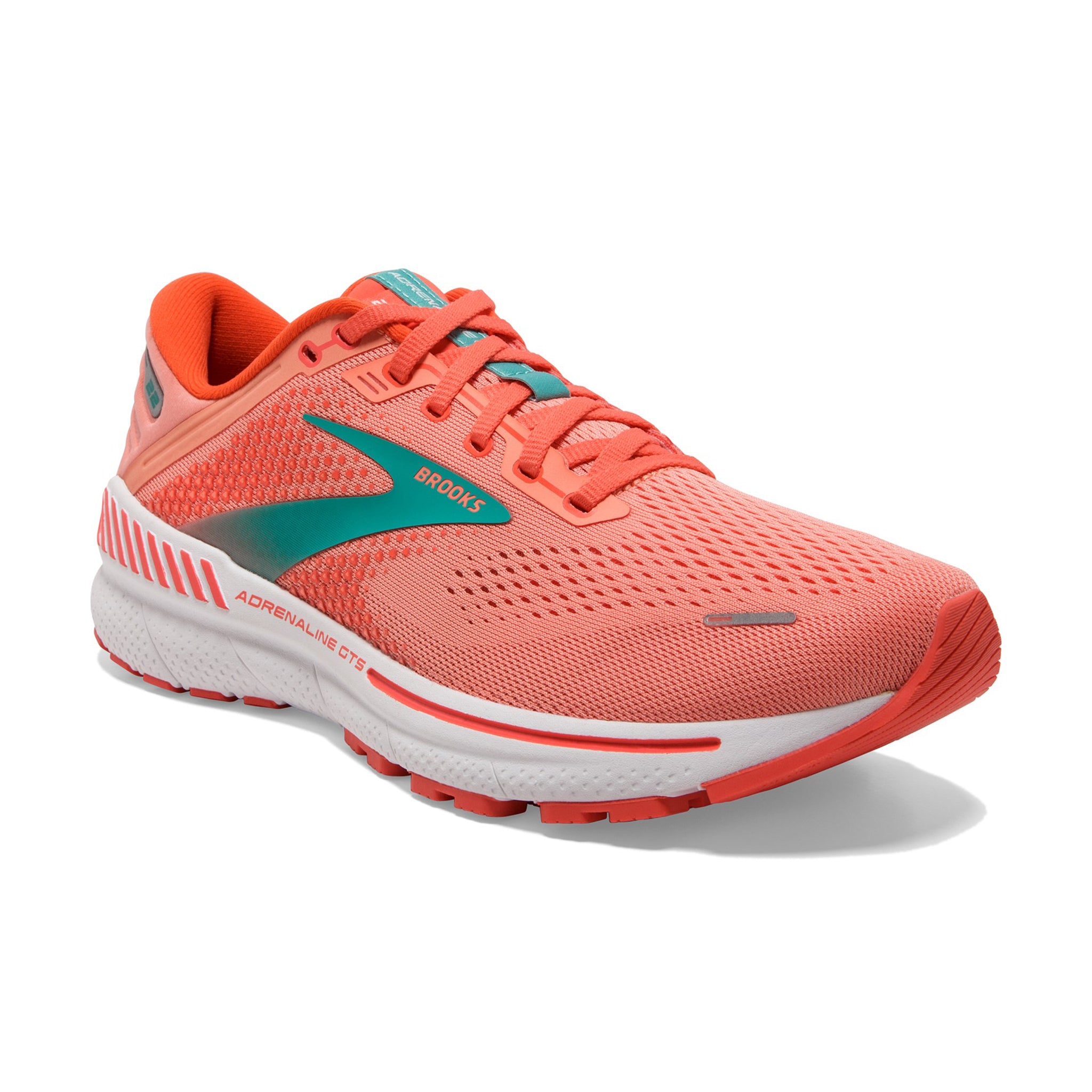 Brooks Women s 120353 680 Adrenaline GTS 22 Coral Latigo Bay White Cus That Shoe Store and More