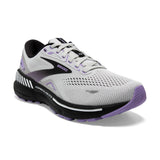 Brooks Women's 120381 039 Adrenaline GTS 23  Grey Blac Purple Cushion Support Running Shoes ThatShoeStore
