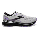 Brooks Women's 120381 039 Adrenaline GTS 23  Grey Blac Purple Cushion Support Running Shoes ThatShoeStore