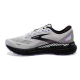 Brooks Women's 120381 039 Adrenaline GTS 23  Grey Blac Purple Cushion Support Running Shoes ThatShoeStore