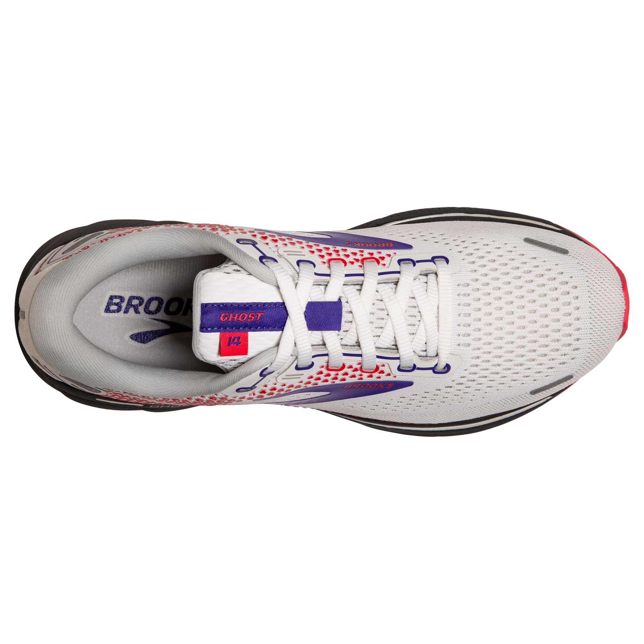 Womens brooks ghost 11 white pink black on sale