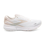 Brooks Women's 120380 189 Ghost 15 White Crystal Grey Glass Cushion Neutral Running Shoes ThatShoeStore