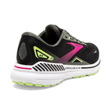 Brooks Women's 120381 037 Adrenaline GTS 23 Black Gunmetal Sharp Cushion Support Running Shoes ThatShoeStore