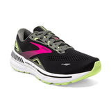 Brooks Women's 120381 037 Adrenaline GTS 23 Black Gunmetal Sharp Cushion Support Running Shoes ThatShoeStore