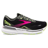 Brooks Women's 120381 037 Adrenaline GTS 23 Black Gunmetal Sharp Cushion Support Running Shoes ThatShoeStore