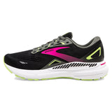 Brooks Women's 120381 037 Adrenaline GTS 23 Black Gunmetal Sharp Cushion Support Running Shoes ThatShoeStore