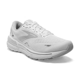 Brooks Women's 120381 104 Adrenaline GTS 23 White Oyster Silver Cushion Support Running Shoes ThatShoeStore