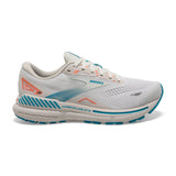 Brooks Women's 120381 152 Adrenaline GTS 23 Coconut Papaya Blue Cushion Support Running Shoes ThatShoeStore