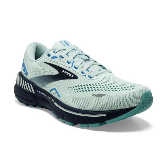 Brooks Women's 120381 471 Adrenaline GTS 23 Blue Glass Nile Blue Marina Cushion Support Running Shoes