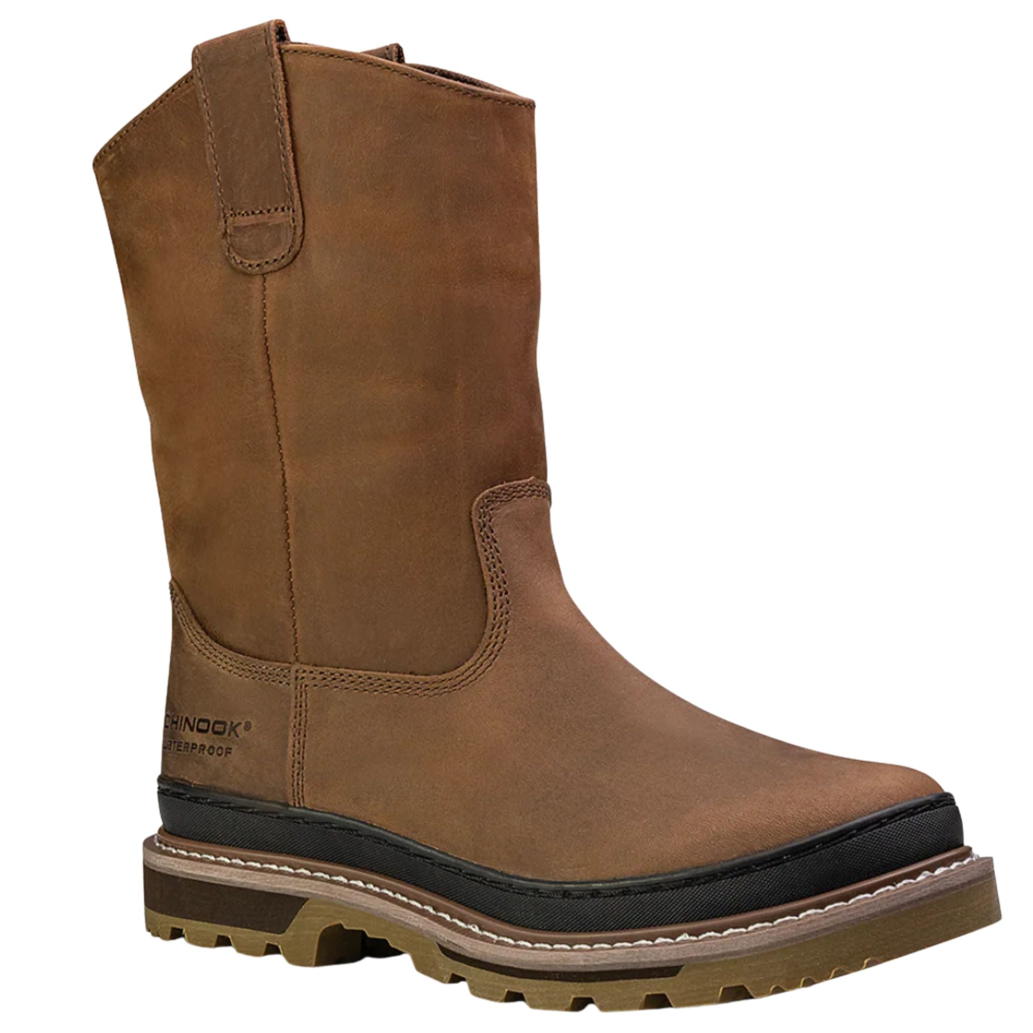 NEW CHINOOK men\'s tamolitch hiker in brown Chinook Footwear Contractor 6in Height Boots - Mens — CampSaver main image 2