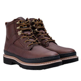 Chinook Footwear Men's 6886-201 6IN Workhorse II Brown Soft Toe Work Boots ThatShoeStore