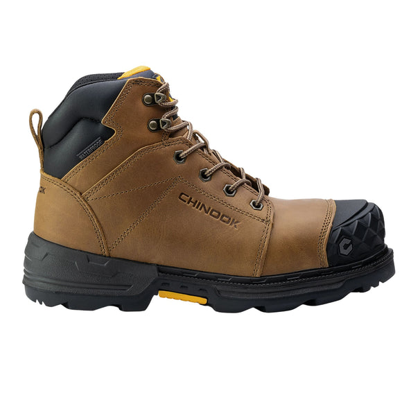 Chinook Footwear Men's 7325-206 6IN Maverick Wheat Waterproof Composite Toe Work Boots