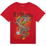 Ed Hardy Men's Dragon Short Sleeve T-Shirt ThatShoeStore