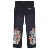 Ed Hardy Men's Sun Fade Navy Sweatpants ThatShoeStore