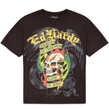 Ed Hardy Men's Wing Skull Short Sleeve T-Shirt ThatShoeStore