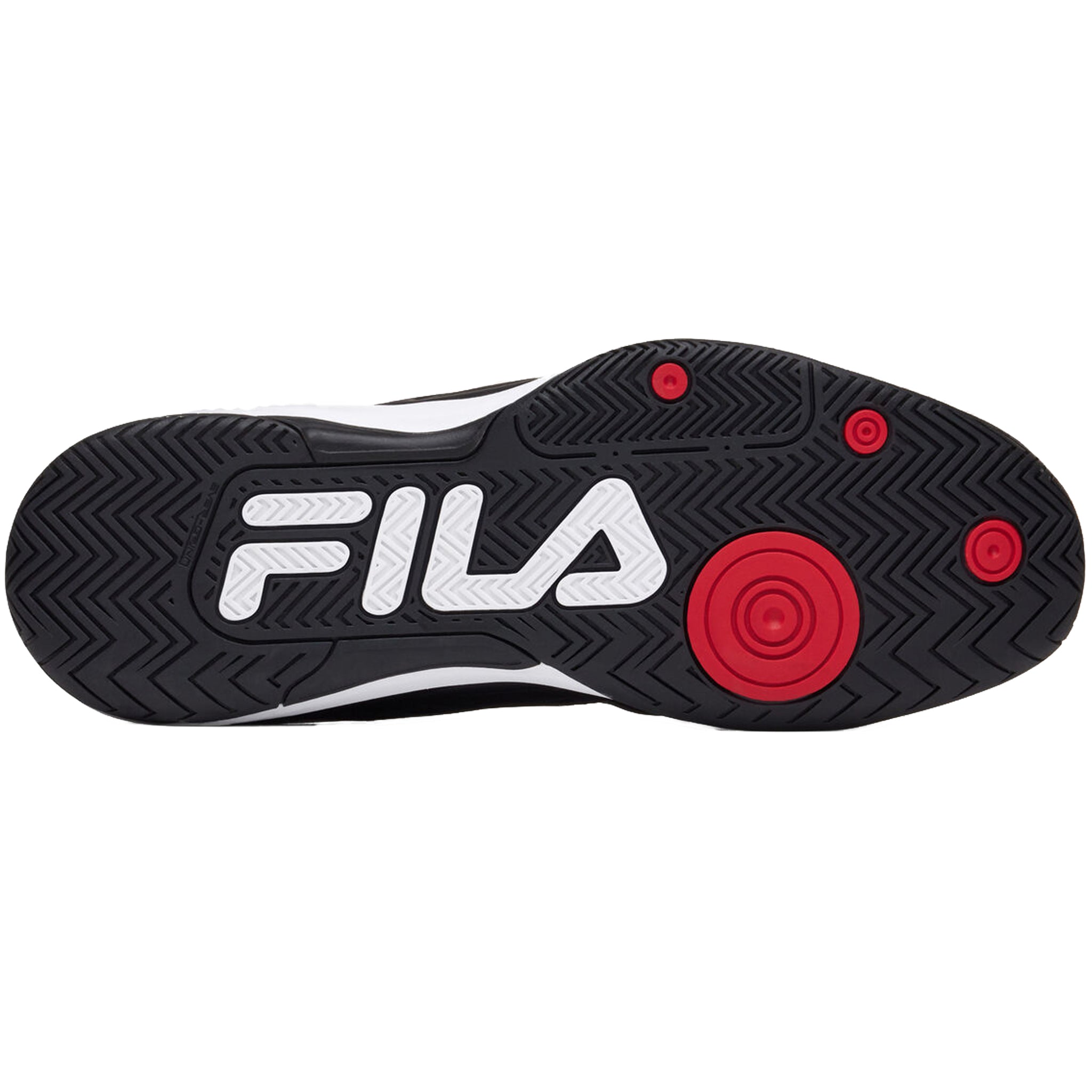 Fila Men s Double Bounce 3 Pickleball Shoes Black Red White Size 11.5