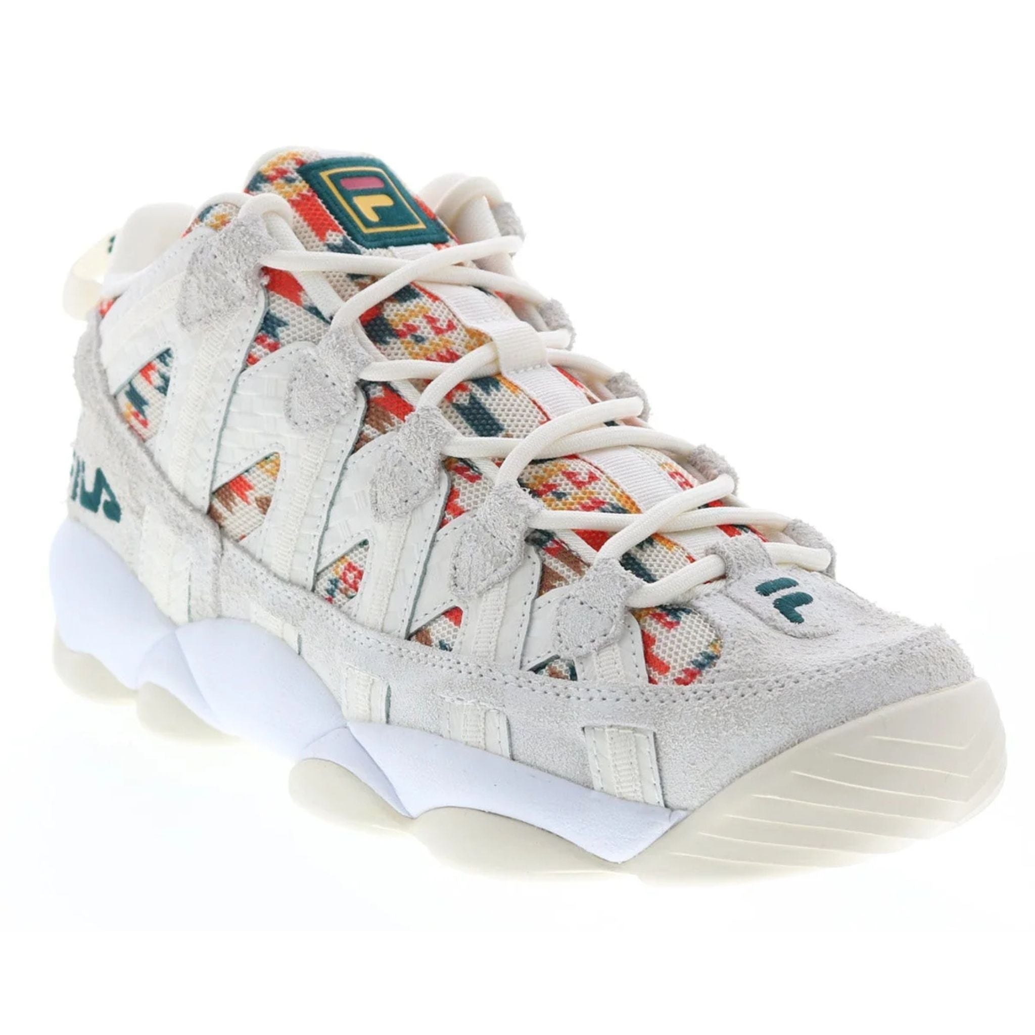 Fila Men's 1BM01271-142 Stackhouse Spaghetti Gardenia White June