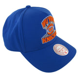 Mitchell and Ness New York Knicks X Wu-Tang Collaboration Royal Blue Pro Pinch Snapback Hat ThatShoeStore