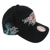 Mitchell and Ness New York Knicks X Wu-Tang Collaboration Forever Blast Snapback Hat ThatShoeStore