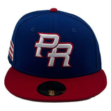 New Era 5950 Puerto Rico PR WBC OTC Fitted Baseball Cap Flag Sidepatch ThatShoeStore