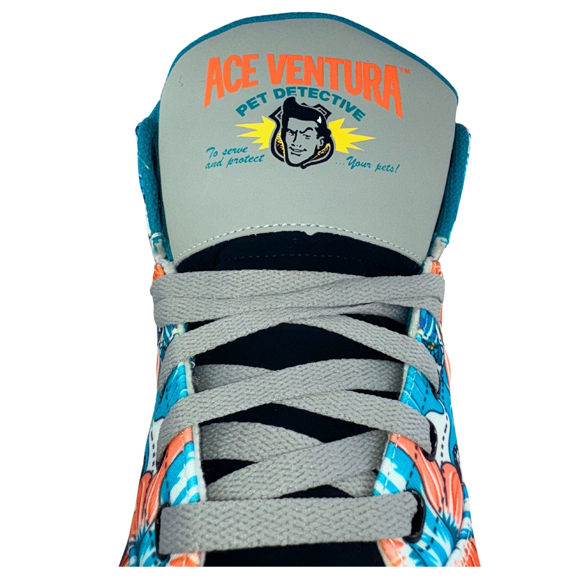 Ewing Athletics 33 Hi x Mache x Ace Ventura 25th Anniversary Sneakers | Size 8.5 Kicksaddict — Mache Customs x Ace Ventura: Pet Detective x  main image 3