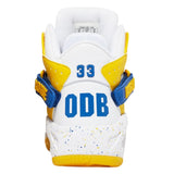 Patrick Ewing Athletics Men's 1BM01361-138 Rogue x ODB Brooklyn Zoo White Royal Yellow Basketball Shoes ThatShoeStore