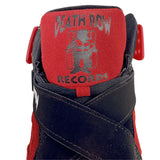 Patrick Ewing Athletics Men's 1BM01784 602 ROGUE X DEATH ROW RECORDS Red Black Basketball Shoes ThatShoeStore