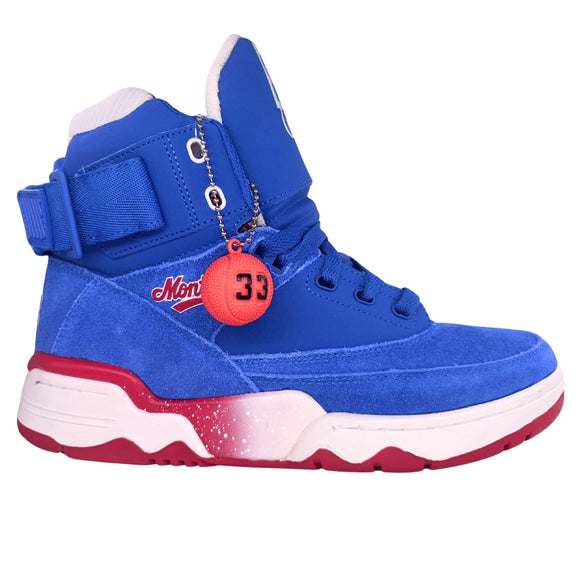 Patrick Ewing Athletics Men's 1BM02079-422 HI MONTREAL Royal Red White Basketball Shoes