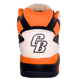 Patrick Ewing Athletics Men's 1BM02099-114 Ewing Sport Lite x Crash Boys Gardenia Black Orange Basketball Shoes ThatShoeStore