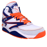 Patrick Ewing Athletics Men's 1BM02378-132 Ewing Sport Lite X QUEENS White Blue Orange Basketball Shoes ThatShoeStore