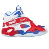 Patrick Ewing Athletics Men's 1BM02646-125 Rogue White Red Blue Gradient Basketball Shoes ThatShoeStore