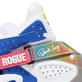 Patrick Ewing Athletics Men's 1EW02656-171  Rogue White Black Blue Acid Lime Basketball Shoes ThatShoeStore