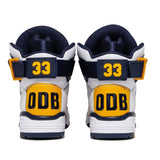 Patrick Ewing Athletics Men's 1EWODB02-421 33 HI x ODB White Navy Yellow Basketball Shoes ThatShoeStore