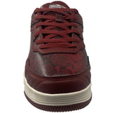 Rebound by Patrick Ewing Men's 1RMSN06-117 Backcourt Snake Burgandy Casual Shoes ThatShoeStore