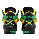 Patrick Ewing Athletics Men's 1BM02465-041 Rogue Black Green Yellow Jamaica Basketball Shoes ThatShoeStore