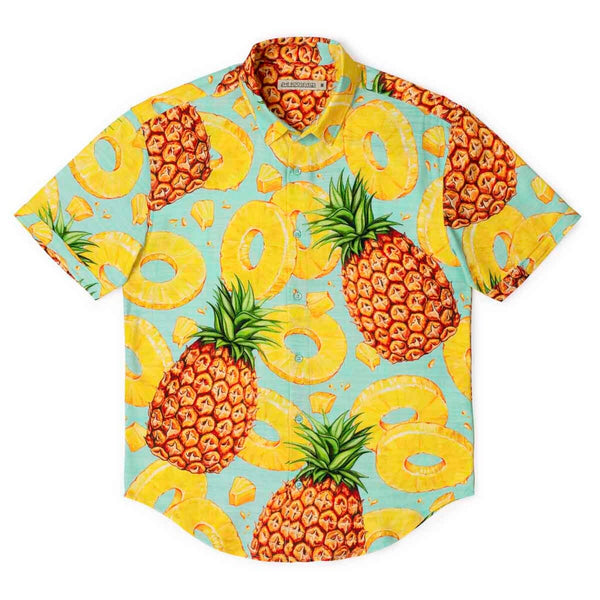AW139 T シャツ&ワッペン RSVLTS Men's Pineapple Express Bamboo Short Sleeve Shirt – That