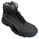Puma Men's 630105 Condor Blk Mid Waterproof Safety Toe Metal Free Work Boots ThatShoeStore