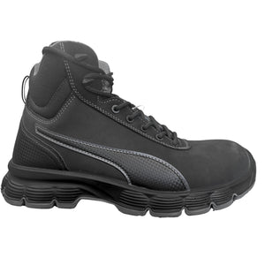 Puma Men's 630105 Condor Blk Mid Waterproof Safety Toe Metal Free Work Boots