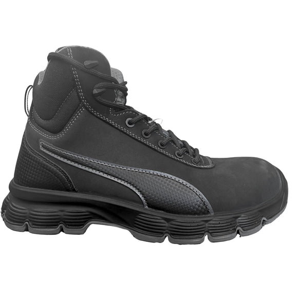 Puma Men's 630105 Condor Blk Mid Waterproof Safety Toe Metal Free Work Boots