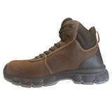 Puma Men's 630125 Condor Brown Mid Water Resistant Safety Toe Metal Free Work Boots ThatShoeStore