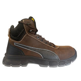 Puma Men's 630125 Condor Brown Mid Water Resistant Safety Toe Metal Free Work Boots ThatShoeStore
