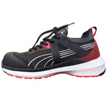 Puma Men's 645165 Turbo Black Red Low Safety Toe Metal Free Work Shoes ThatShoeStore
