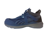 Puma Men's 645165 Turbo Navy Grey Low Safety Toe Metal Free Work Shoes ThatShoeStore