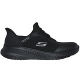 Skechers Women's 108159 Squad Chaos SR Adelo Black Slip-ins Work Shoes ThatShoeStore