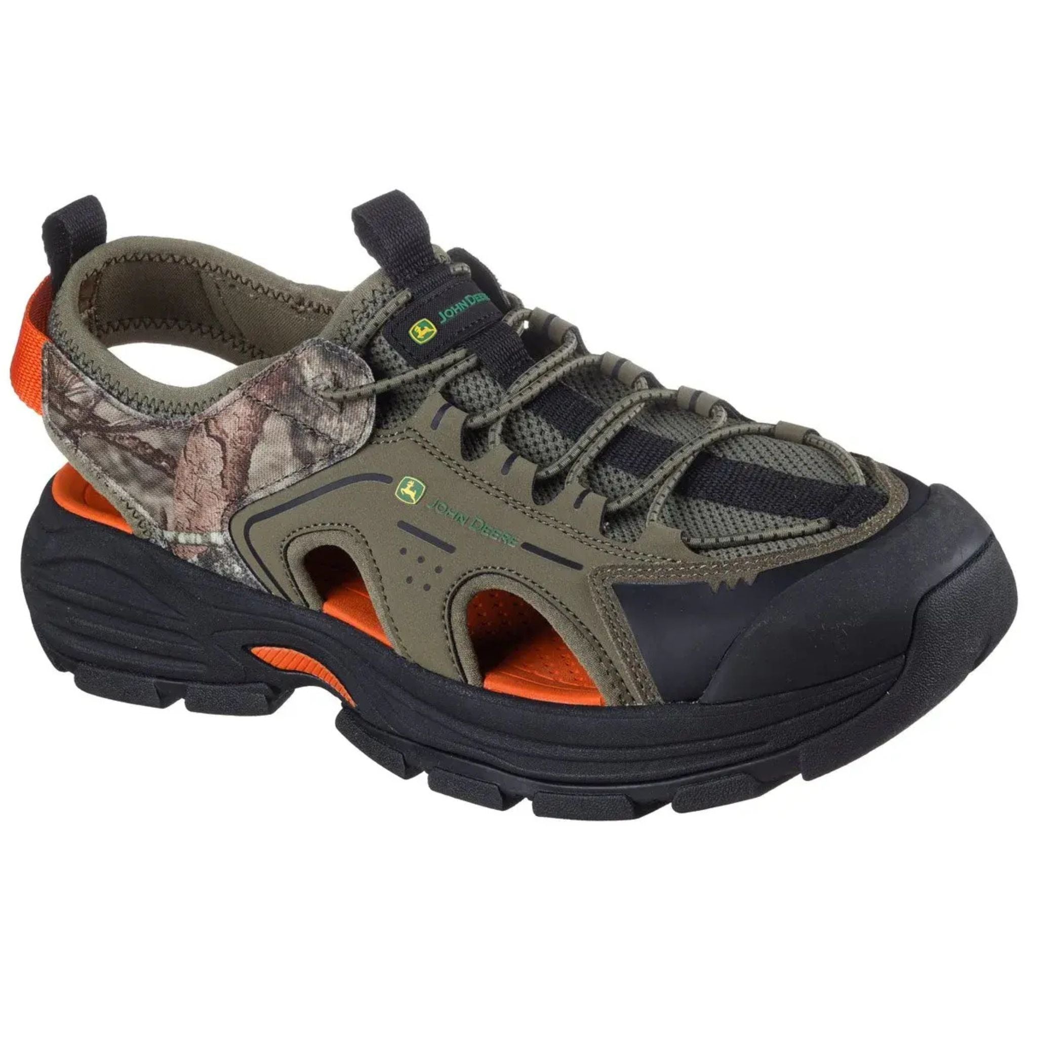 Skechers Men John Deere Slip-ins Fairport-Dumars Fisherman Sandals Brown Size 8 Skechers Slip-ins John Deere Waterproof Relaxed Fit  main image 3