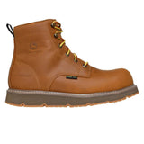 Skechers Men's 256112 John Deere Flex-Wedge Ranger Grizzly Creek Waterproof Safety Toe Metal Free Wheat Slip Resistant Work Boots ThatShoeStore