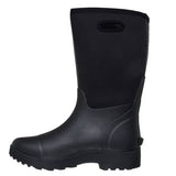 Skechers Men's 256114 John Deere Weirton Black Seam-Sealed Waterproof Rubber Work Boots ThatShoeStore